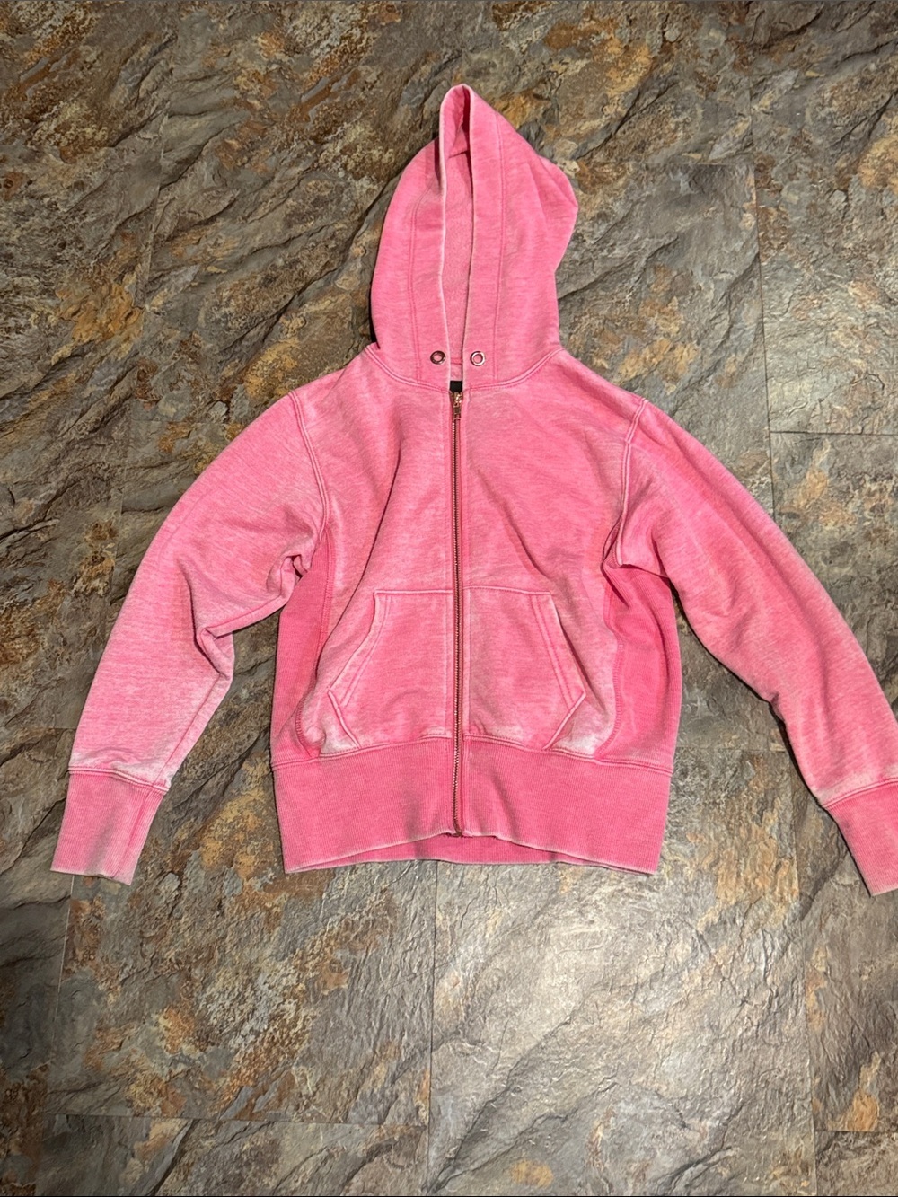 Katie J NYC girls tween size small Pink Full-Zip Hoodie